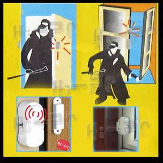 Wireless Door Window Magnetic burglar alarm home Security sys 