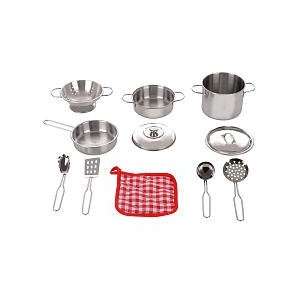   Like Home Stainless Steel Cookware Playset   Silver