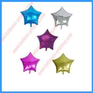   balloons  the five colorful star shape foil balloons: Toys & Games