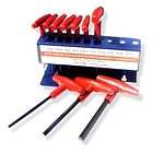 10 pc T Handle Hex Key Allen Wrench Set SAE for Lathe, Auto or Shop