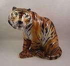 Italian Art Pottery Tiger Figurine~Sculpture~Italy