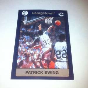 1991 Patrick Ewing Georgetown Hoyas Card #2 New York Knicks  