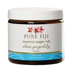  Pure Fiji Coconut Sugar Rub White Gingerlily 15.5oz 