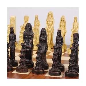  The Egyptian Chess Set Pieces   SAC Antiqued Toys & Games