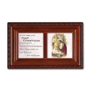   First Communion Jewelry Music Box Plays Jesus Loves Me: Home & Kitchen