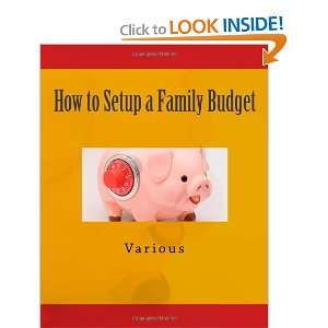  How to Setup a Family Budget (9781460946046): Various 