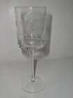 Toscany Etched Wheel Cut Floral Leaf Crystal Goblet s items in 