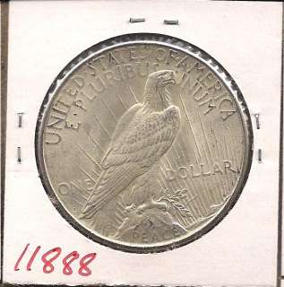 1923 S Peace Silver Dollar GEM BU 11888  