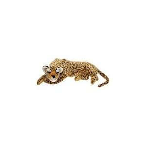   Leopard 27 Inch Laying Large Stuffed Wild Cat By Fiesta Toys & Games