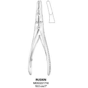  Medline Bone Rongeurs, Ruskin   Double action, curved tip 
