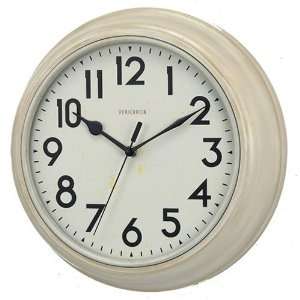 Elegant pearl easy to read round wall clock[1423D] 