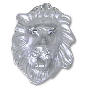    Sterling Silver Lions Head Charm Gold and Diamond Source Jewelry