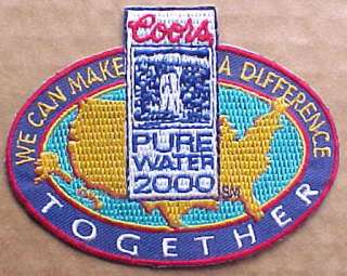 COORS PURE WATER 2000, Beer Patch, COLORADO, Waterfall  