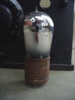   ONE TUBE RADIO RECEIVER 1921 WIRELESS REGENERATIVE BATTERY US  
