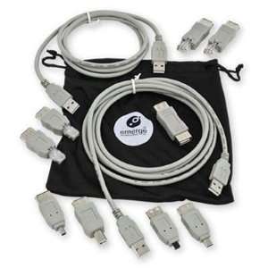    Selected 6 USB 2.0 Universal Cable Kit By Emerge Tech Electronics
