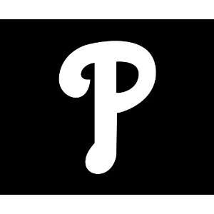   : Philadelphia Phillies 5 WHITE vinyl decal sticker: Office Products