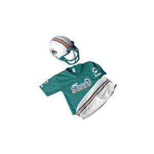  Miami Dolphins Youth NFL Team Helmet and Uniform Set by 