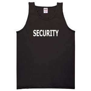  SECURITY on Mens Cotton Tank Top (in 7 colors): Sports 