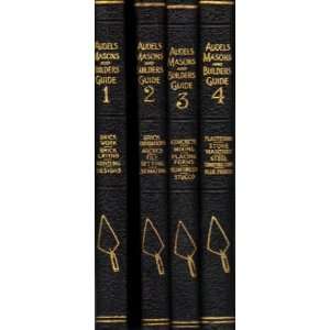  Audels Masons and Builders Guide in 4 Volumes Frank 