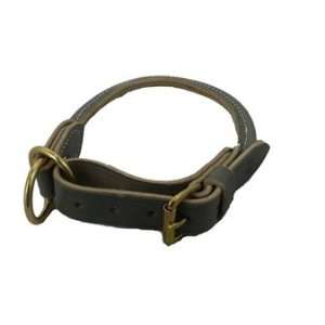 Top Dawg Rolled Leather Dog Collar, 22