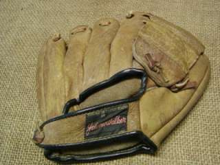 Vintage Leather Johnny Walker Baseball Glove  Antique  