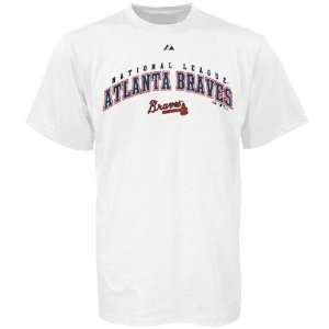  Majestic Atlanta Braves Youth White Season Great T shirt 