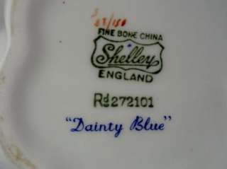 Shelley Dainty Blue Small Tea Pot without a Lid  