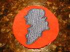 WWI WWII CND DIVISION PATCH RED SHAMROCK  