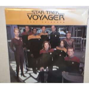  Star Trek Voyager Wall Calendar  2001