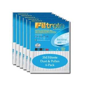  3M Filtrete Dust & Pollen Air Filters 14x14x1 (6 Pack 