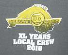 The Doobie Brothers XL Years Local Crew 2010 Grey T Shirt Extra Large 