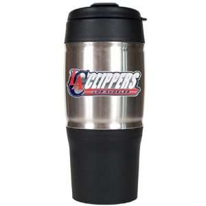 Los Angeles Clippers LA Leak Resistant Travel Mug:  Sports 