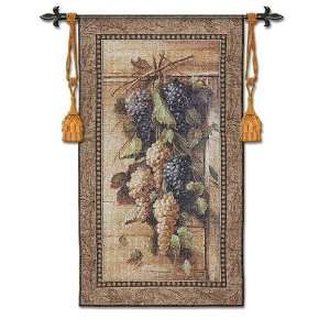 Poetic Grapes Wall Hanging   26 x 45 