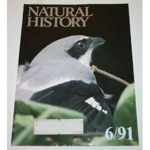    Natural History Magazine, June 1991 Natural History Books