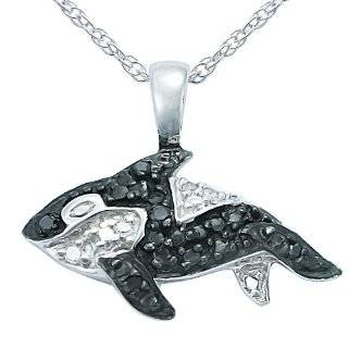 Unique Killer Whale Pewter Pendant Necklace Jewelry 