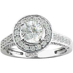 14k White Gold 1ct TDW Diamond Engagement Ring (H/I, I1)  Overstock 