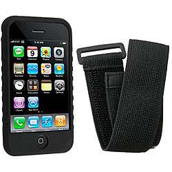   Black Silicone Case/ Armband for Apple iPhone 3G/3GS  