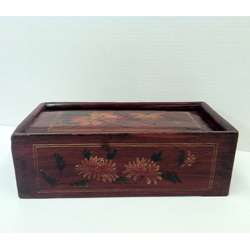 Wooden Decorative Sewing Box  Overstock