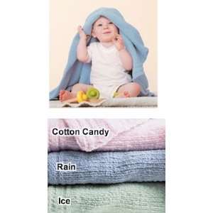   Trading Crib Clouds Micro Chenille Baby Blanket Embroidery Blanks