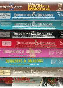 TSR DUNGEONS & DRAGONS BASIC BOXED SETS BOX D&D  