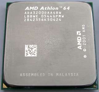 AMD Athlon 64 3200+ 2 GHz PROCESSOR ADA3200DAA4BW  