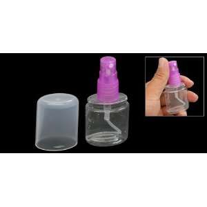   Clear Spray Bottle Mini Plastic Perfume Atomizer w Cap: Beauty