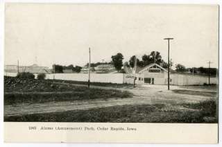 Postcard Alamo Amusement Park~Cedar Rapids, Iowa  