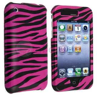 Zebra Design Hard Plastic Case for Apple iPhone 3G NEW  