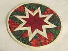 1979 folded Star Quilt Art wall plaque Holiday 8 point