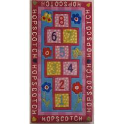 Hopscotch Hand tufted Kids Area Rug (30 x 60)  Overstock