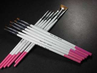 12Pcs Nail Art Designer Pen Brush Painting Dotting Tool  