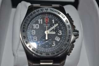 Swiss Army Watch 24786 Mens Ground Force Chronograph Stainless Steel 