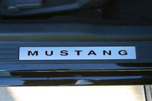 2010 Ford Mustang Door Sill Insert Decal Sticker Set  