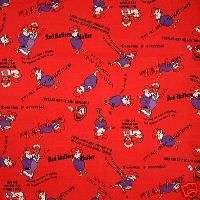 12(Dozen) RED HAT SOCIETY BANDANAS Scarves Head Wraps  